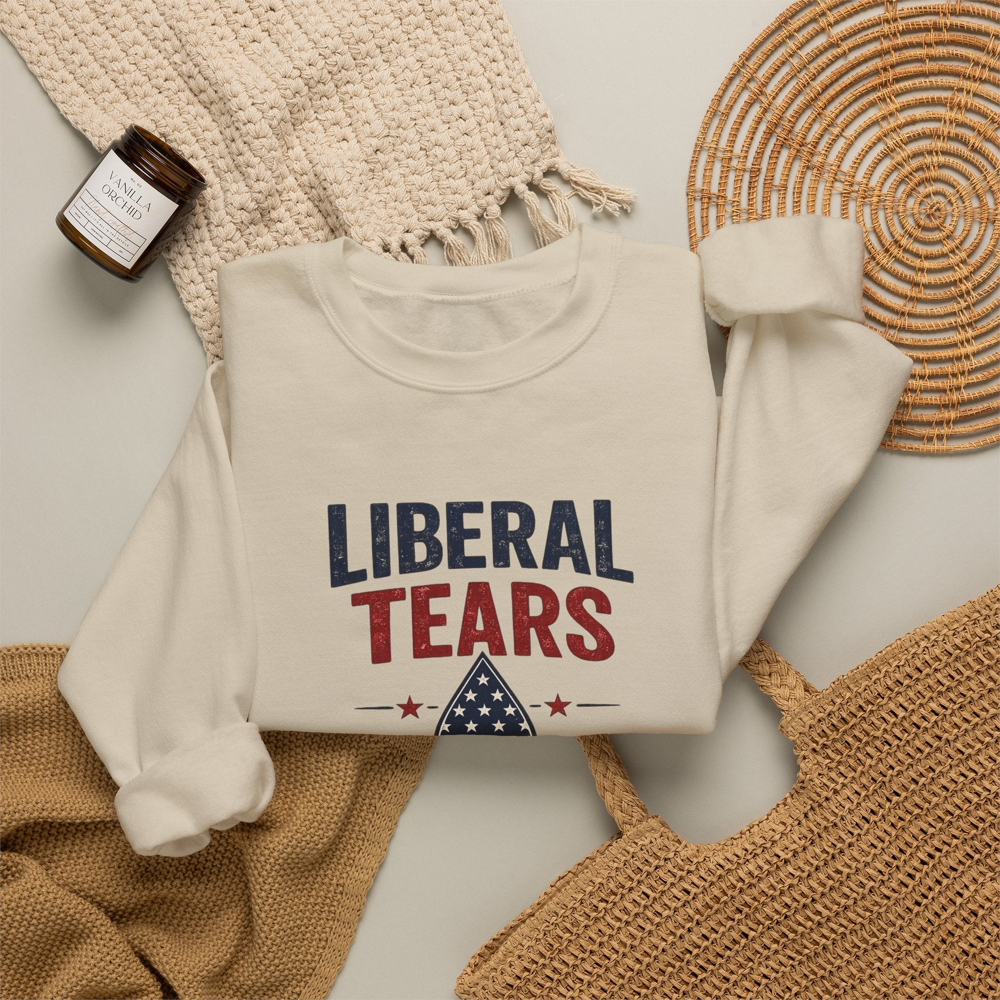 "Liberal Tears" Patriotic Crewneck Sweatshirt