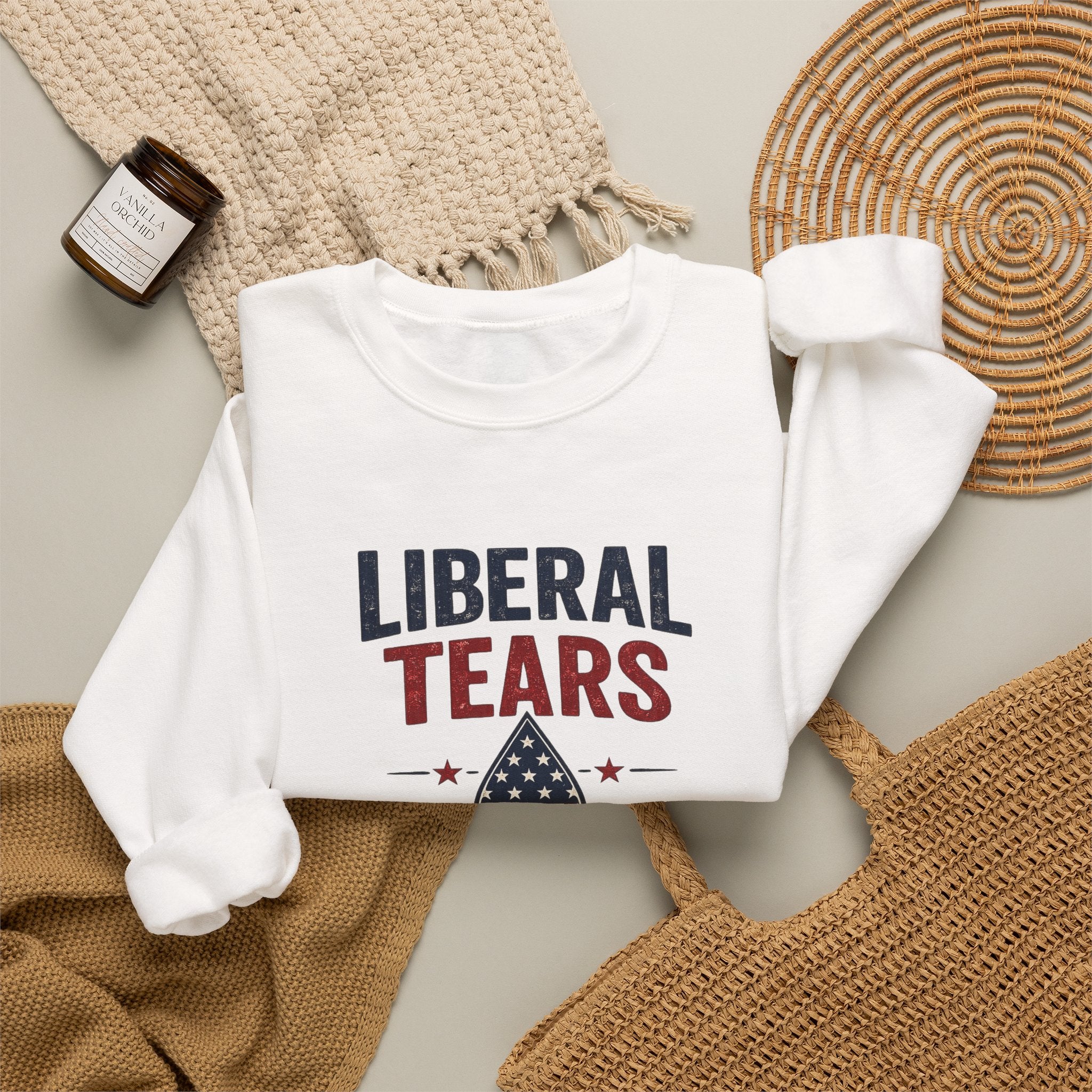 "Liberal Tears" Patriotic Crewneck Sweatshirt
