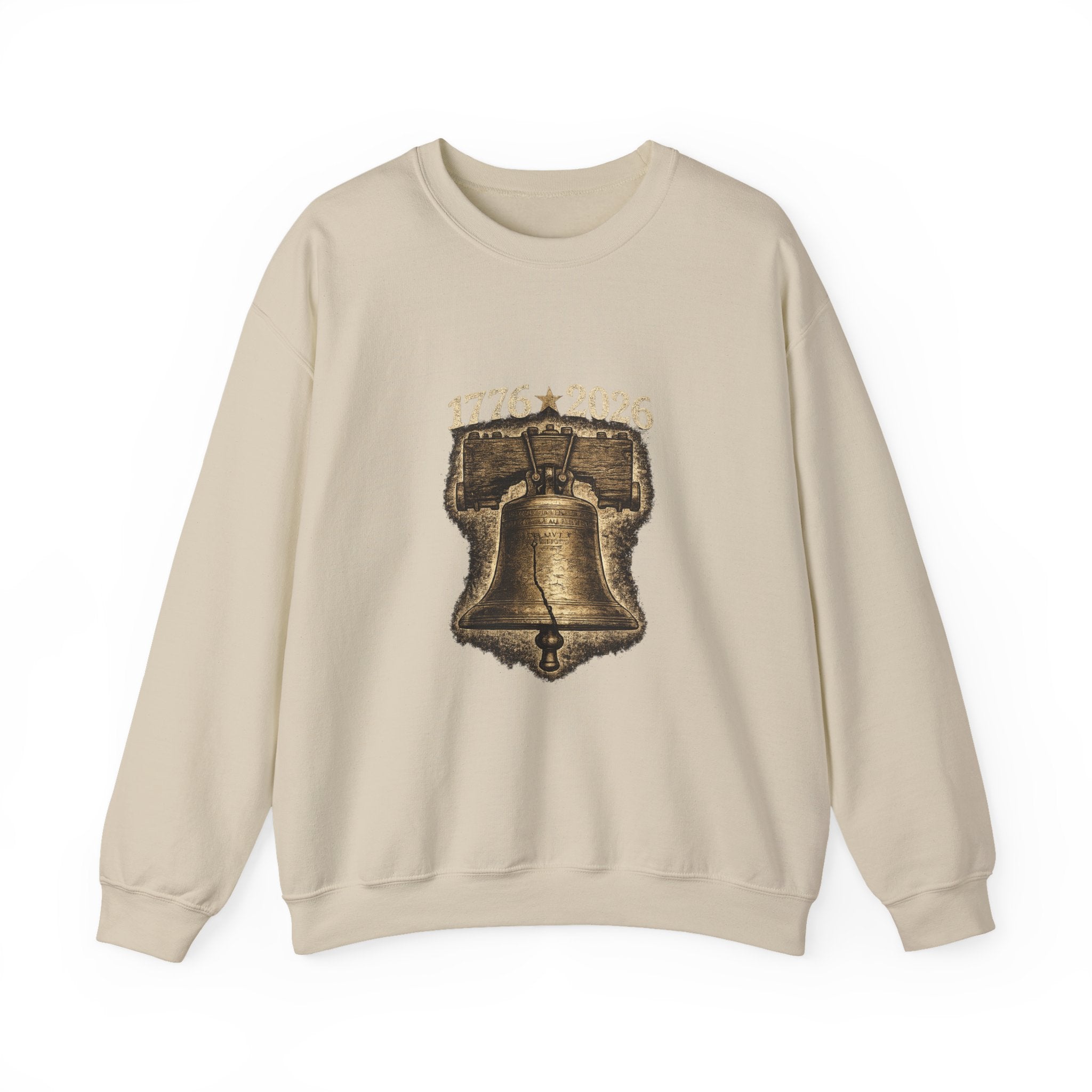 Liberty Bell 1776–2026 Crewneck Sweatshirt — Patriotic Independence Day Pullover