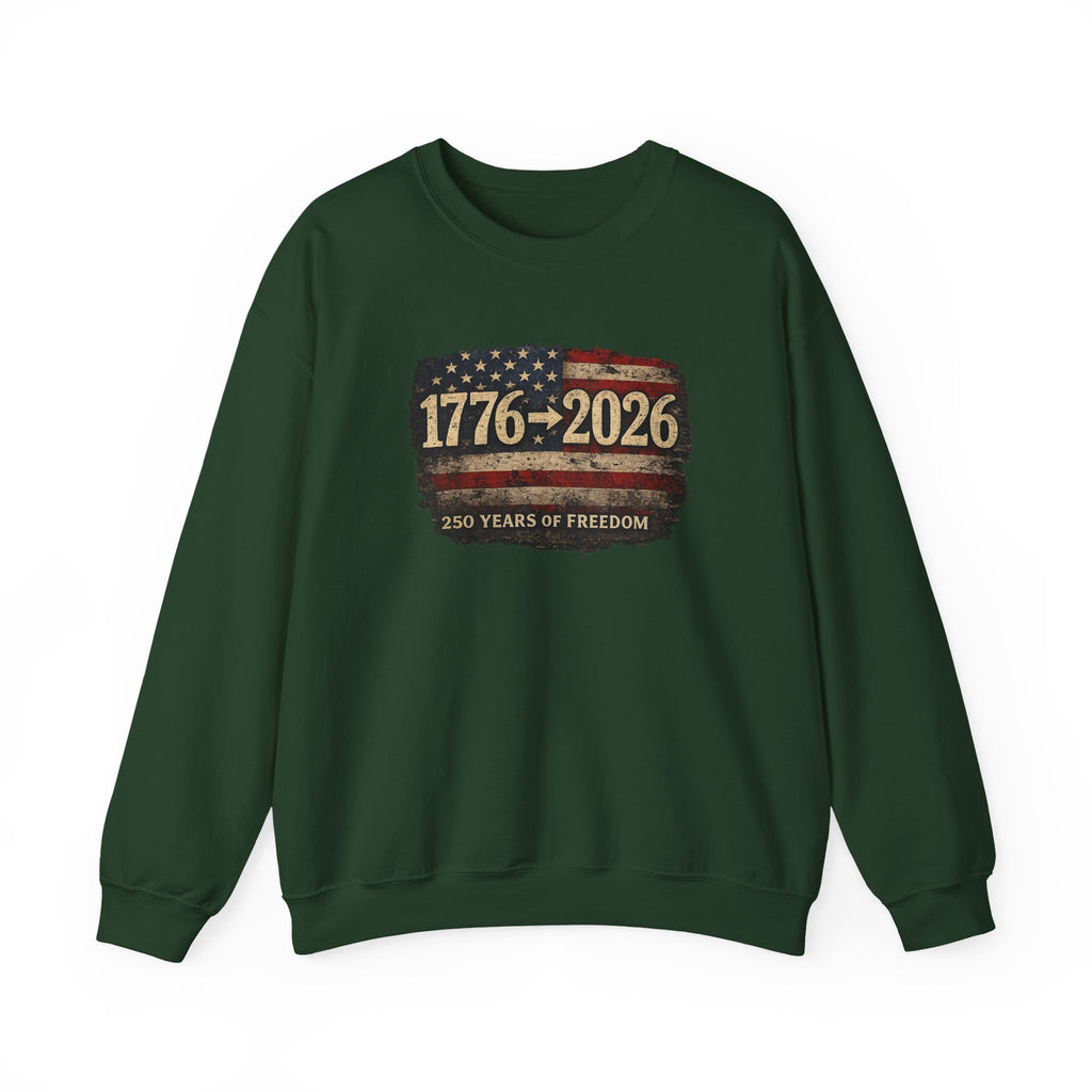 1776–2026 - 250 Years of Freedom Crewneck Sweatshirt