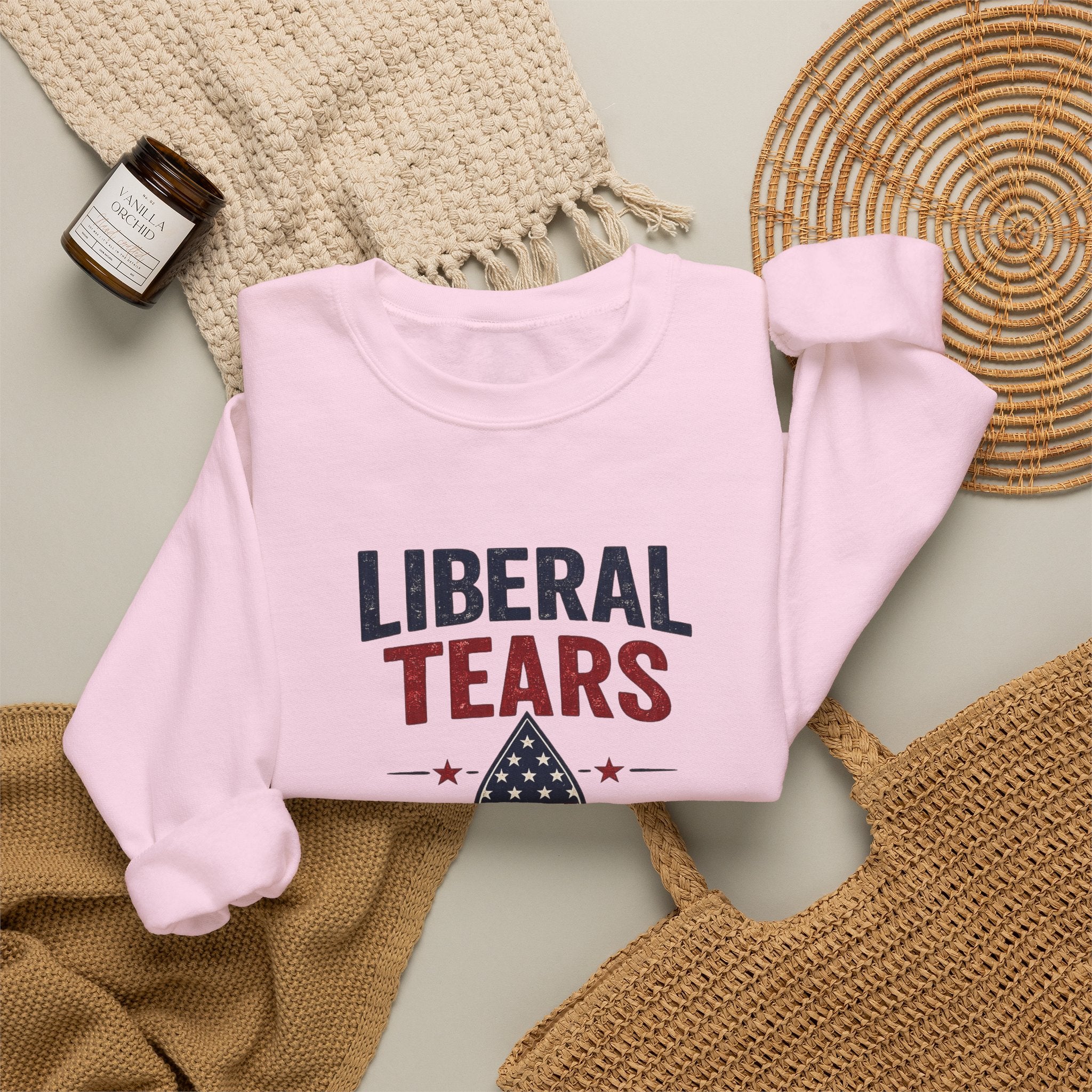 "Liberal Tears" Patriotic Crewneck Sweatshirt