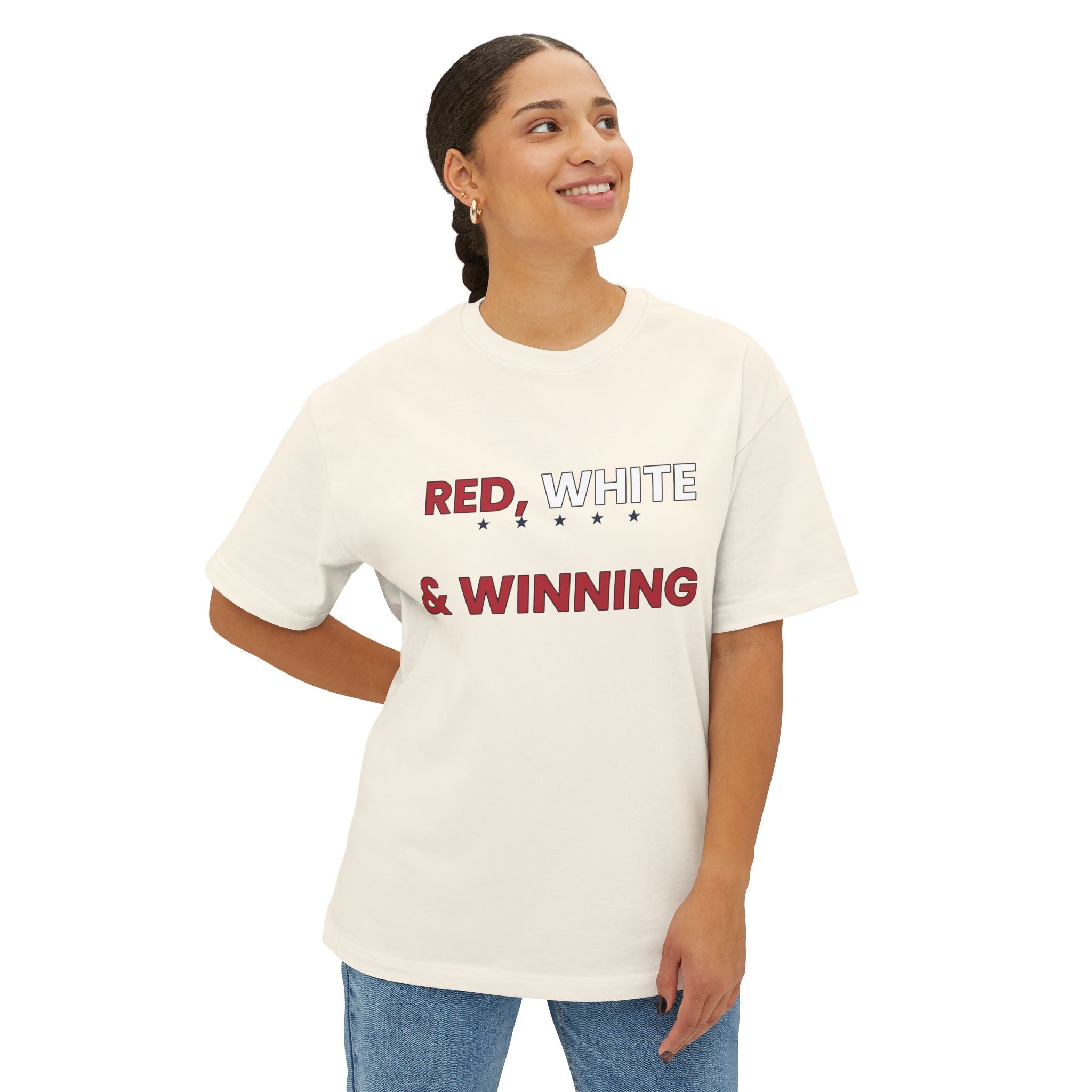 "Red, White & Winning" Tee — Patriotic Graphic T-Shirt