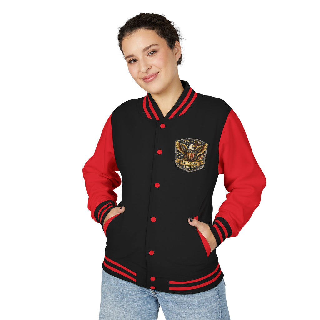 Letterman Jacket — Vintage Eagle Crest Varsity Jacket