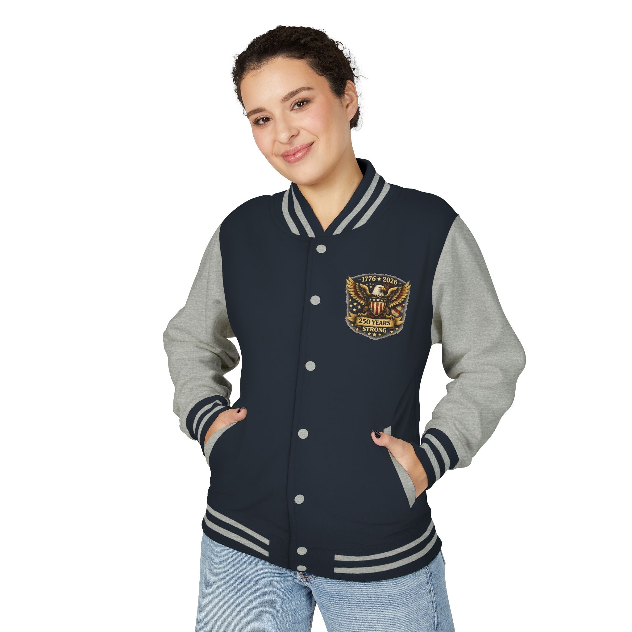 Letterman Jacket - Vintage Eagle Crest